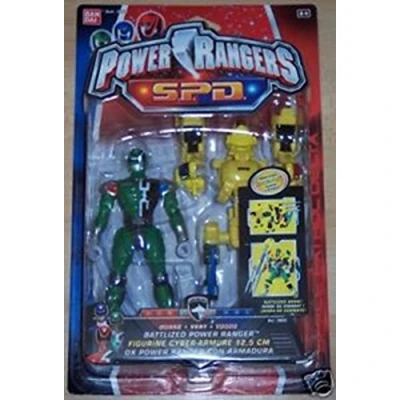 Image of Power Rangers Space Patrol Delta Green Battlised figure