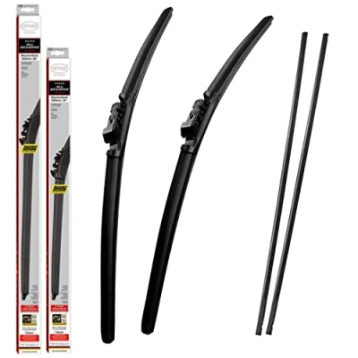 Image of Fits Dacia Jogger 2022 on All Season Wiper Blades With Extra Refill Rubber 24&quot; 16&quot; HAS2416TLB