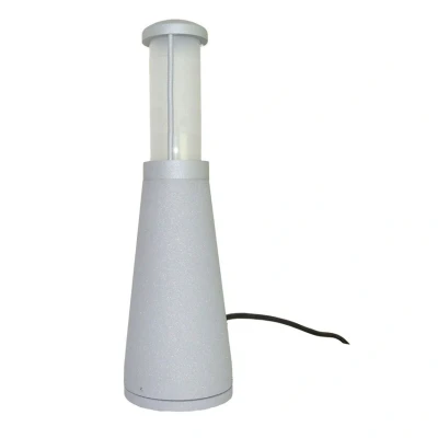 Image of Elstead Lighting Beta Aluminium Plain Bollard Matt Silver, IP54