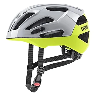 Image of uvex Gravel x Secure Performance Bike Helmet for Men &amp; Women Individual Fit Optimized Ventilation Rhino Neon Yellow 52 57 cm