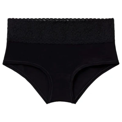 Image of United Colors of Benetton Women&#039;s Coulotte 3zqm1s010 Hipster Panties, Black 100, M