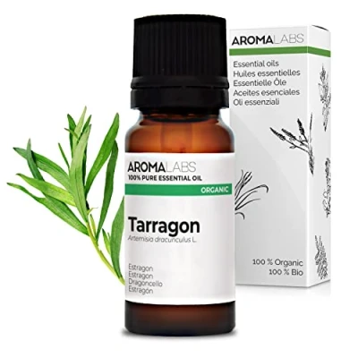 Image of BIO Tarragon Essential Oil 10mL 100% Pure, Natural, Chemotyped and AB Certified AROMA LABS (French Brand)