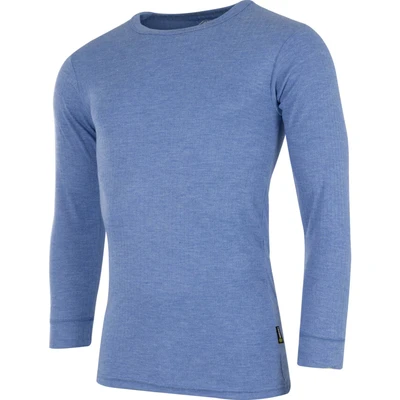 Image of LONG SLEEVE THERMAL VEST BLUE M