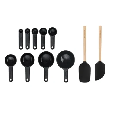 Image of KitchenAid 11pc Stand Mixer Baking Set Onyx Black