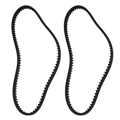 Image of Pack of 2 Lawn Mower Drive Belts Compatible with Stiga Park 95 Combi Deck 9585 0164 01 HTD800 8M 12 100 Teeth 8 mm Tooth Pitch 800 Circumference