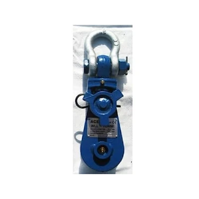 Image of Heavy Duty Winch Snatch Block 3&quot; 16&quot; (Lightweight Lifting Pulley Swivel Shackle) (4.5 Inch 4 Ton)