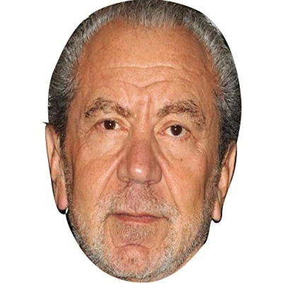 Image of FoxyPrinting Alan Sugar Celebrity Cardboard Party Face Mask Fancy Dress