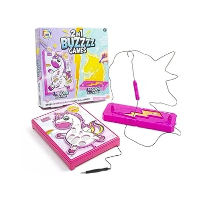 Image of 2 in 1 Buzzzz Games Unicorn Operation &amp; Beat the Buzzer 4 Players Family Fun 3+