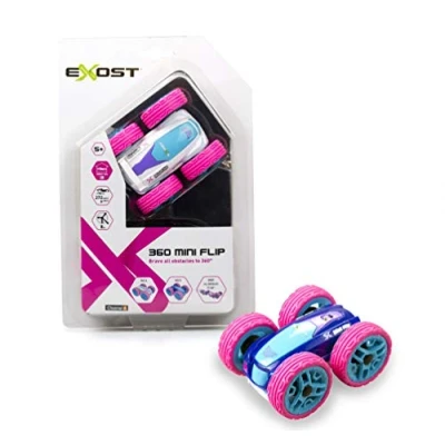 Image of Silverlit rose EXOST Remote Controlled Car 360 Mini Flip 10 cm 2 Sided Driving Toy for Children from 5 Years Old 20243