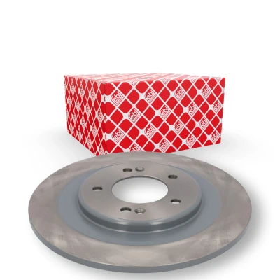 Image of 584113Z700 Brake disc FEBI BILSTEIN 108563 Rear Axle 300mm 10mm 5 Hole 114,3mm solid Coated HYUNDAI: i40 Saloon, Estate