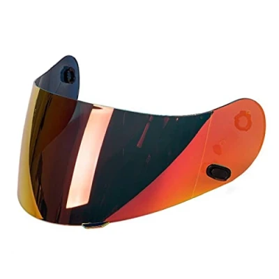 Image of BENNER Motorcycle Helmet Visor Lens, Compatible With HJC Hj 09 Suitable CL 16 17 ST SP CS R1 R2 15 TR 1 FG HS 11 FS Revo Red