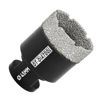 Image of DT DIATOOL Diamond Drill Bit 45mm Hole Saw for Dry Drilling Tile Porcelain Marble Ceramic Granite