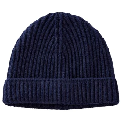 Image of United Colors of Benetton Men&#039;s Cap 1302u0724 Beanie Hat, Blue, L