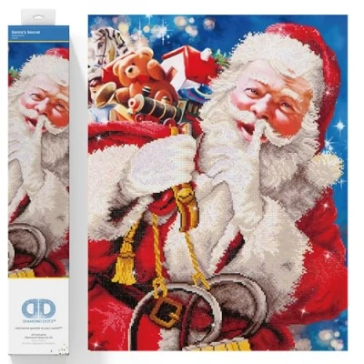 Image of Diamond Dotz (DD13.008) Santa&#039;s Secret Embroidery Facet Art Craft Kit,22.4 x 32.3