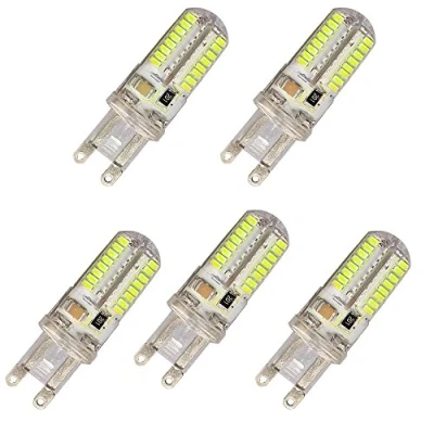 Image of 5 Pack G9 led Light Bulb 3 W bulb, 320 Lumens (Replacement for 25 Halogen Cool White 6000 K, 360 Beam Angle, (220 240 V