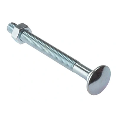Image of ForgeFix Carriage Bolts M10 x 240mm Zinc Plated Bag 10