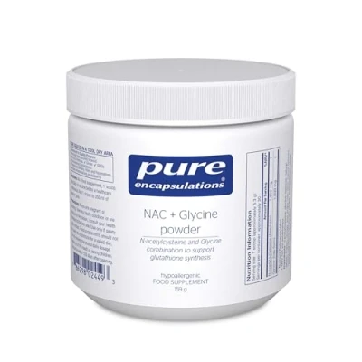 Image of Pure Encapsulations NAC + Glycine Powder N acetylcysteine &amp; Combination to Support Glutathione Synthesis