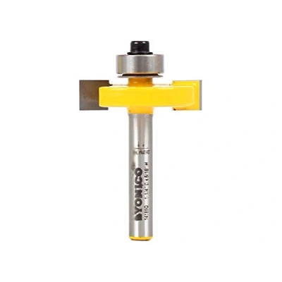 Image of Yonico 14185q Slot Cutter Router Bit, Cutting Height: 5/16&quot;, Depth: 3/8&quot; 1/4&quot; Shank