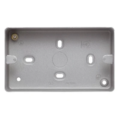 Image of Mk K2214ALM 2 Gang Box with Knockouts