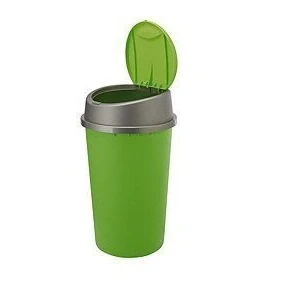 Image of Apple Green Touch Top Bin Ideal Dustbin for Kitchen, Home or Office 45 Litres