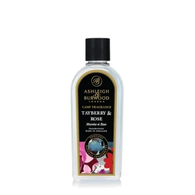 Image of ASHLEIGH &amp; BURWOOD Lamp Fragrance 500ml Tayberry Rose Actively Purifies, Cleanses, and Perfumes Home Natural Ingredients Light, Floral, Spicy, Wooden Scent 20 Hours Burn Time