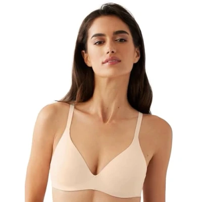 Image of Wacoal Women&#039;s Comfort First Wirefree T Shirt Bra, Opaque, Sand, 36C