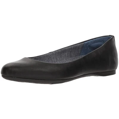 Image of Dr. Scholl&#039;s Shoes Women&#039;s E2955S3 Giorgie Ballet Flat, Black, 5.5 UK