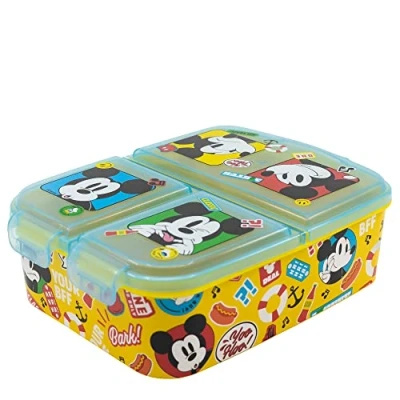 Image of Mickey Mouse &#039;Fun Tastic&#039; Multi Compartment Lunch Box