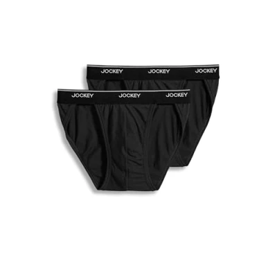 Image of Jockey Men&#039;s Underwear Elance String Bikini 2 Pack, black, S