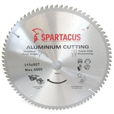 Image of Spartacus 315mm Diameter x 80 Teeth 30mm Bore Aluminium Cutting Circular Saw Blade