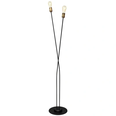 Image of Harvard Multi Arm Floor Lamp Black, Patina 30cm