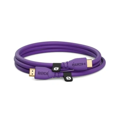 Image of RØDE HDMI 1.5 Premium High Speed Cable with Ethernet (1.5m/5ft, Purple)