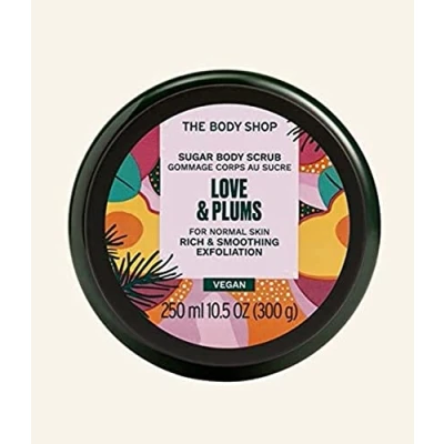 Image of Love &amp; Plums Sugar Body Scrub Smoothing Exfoliation 250ml