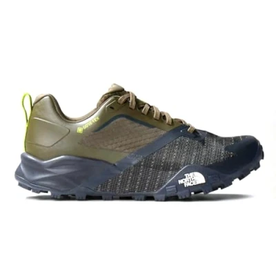 Image of THE NORTH FACE Men&#039;s Offtrail Tr Gore Tex Running Shoe, New Taupe Green/Asphlt Gr, 6.5