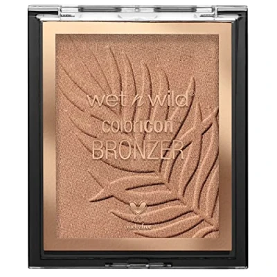 Image of Wet n Wild, Color Icon Bronzer, Soft and Creamy Bronzer with Gel infused, Long wearing Formula, for a Sun kissed Glow Natural Tan Flush, Vegan, Ticket To Brazil