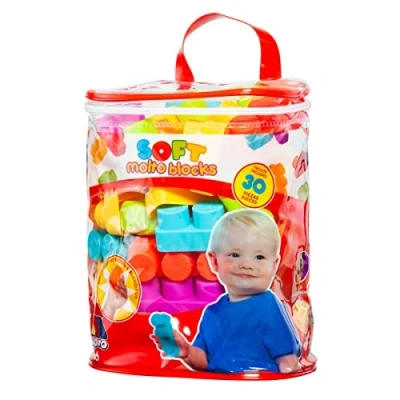 Image of M MOLTO 21450 Bag soft blocks 30 pcs, multicoloured