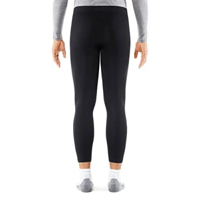 Image of FALKE Men&#039;s Maximum Warm Long Functional Tights, Thermal Underwear, Black (Black 3000), S (1 Pair)