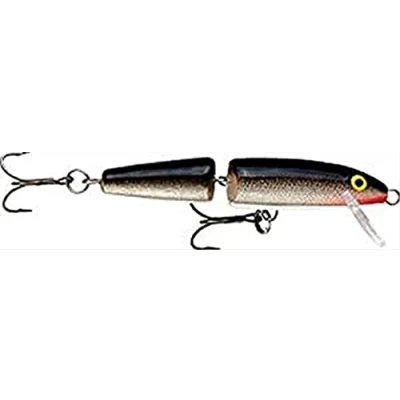 Image of Rapala Jointed Lure with Two No. 5 Hooks, 1.5 2.1 m Swimming Depth, 9 cm Size, Silver