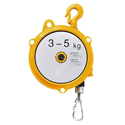 Image of Aocay Spring Balancer, Tool Balancer Holder Retractable Wire Rope for Hanging Objects, Self locking Retractor Adjustable Load Weight, Steel Shell, Durable