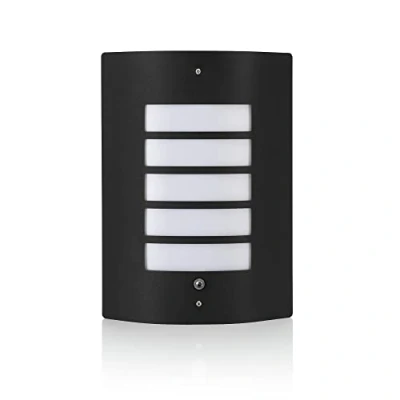 Image of Auraglow Dusk Till Dawn Daylight Sensor Outdoor Wall Light Black Fitting Only