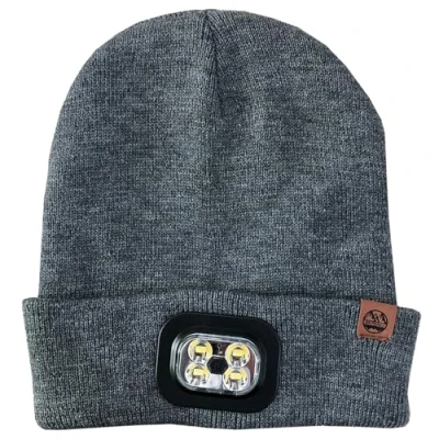 Image of Six Peaks Unisex LED Lighted Beanie Hat, Black, One Size UK