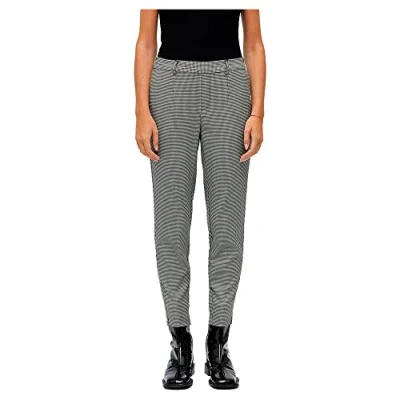 Image of Object Women&#039;s Objlisa Slim Pants AOP Noos, Black, 12