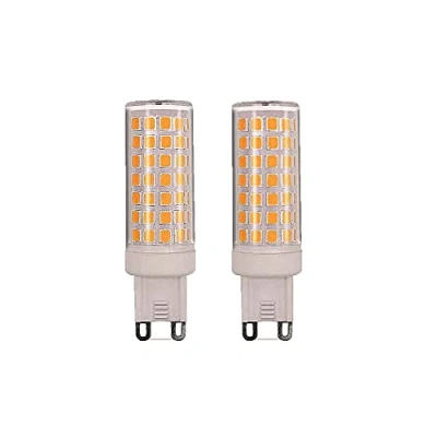 Image of ZHIYUE 2 pcs G9 9W Led Bulb Equivalent Halogen Bulbs 90W 900LM Energy Saving Light Socket Lamp AC 220 240V Non Dimmable Warm White 3000K Capsule