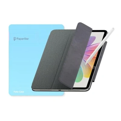 Image of Paperlike’s Folio case for iPad Pro 11 (2024) magnetic, lightweight, slim, protective with Apple Pencil charging, auto sleep/wake