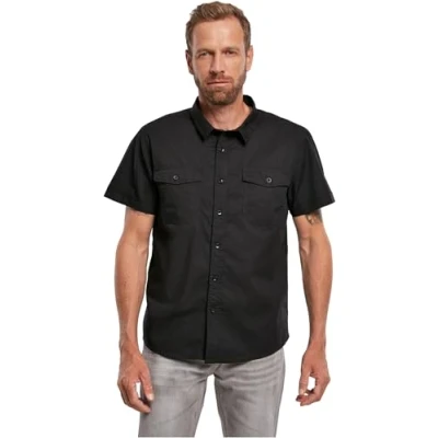 Image of Brandit Roadstar Shirt, Men&#039;s, Size: 5XL, Black