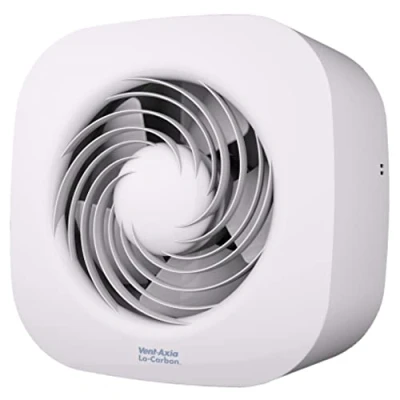 Image of Vent Axia 473852 Lo Carbon Revive Extractor Fan Humidistat/Timer/Pullcord 100mm, White