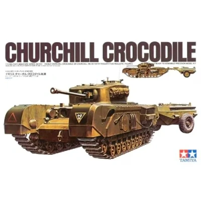 Image of TAMIYA 300035100 1:35 WWII British Tank Churchill Crocodile (2)