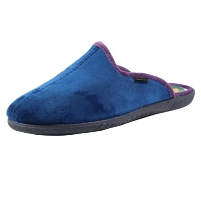 Image of Laurence Llewelyn Bowen Mens Hans Navy Mule Slipper 10 UK Blue