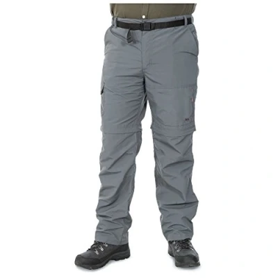 Image of Trespass Mens Rynne Moskitophobia Hiking Trousers (S) (Carbon)