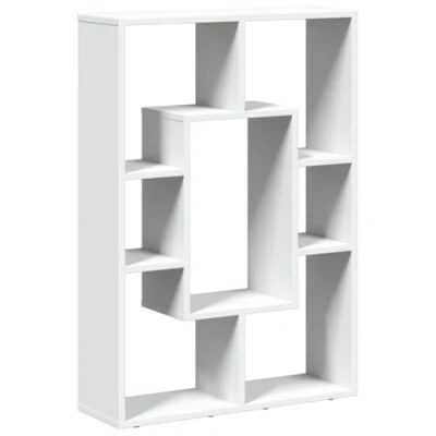 Image of vidaXL Bookcase Bookshelf/Storage Cabinet/Book Stand White Engineered Wood, Ample Storage 63 x 20 90 cm Versatile for Living Room, Office or Bedroom